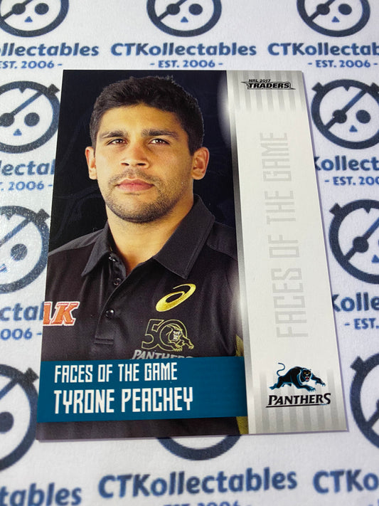 2017 NRL Traders Face Of The Game Tyrone Peachey F33/48 Panthers