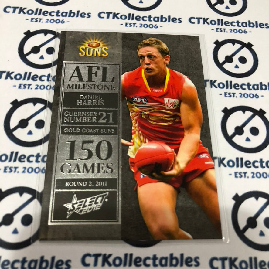 2013 AFL Champions Daniel Harris Milestone 150 Games MG34