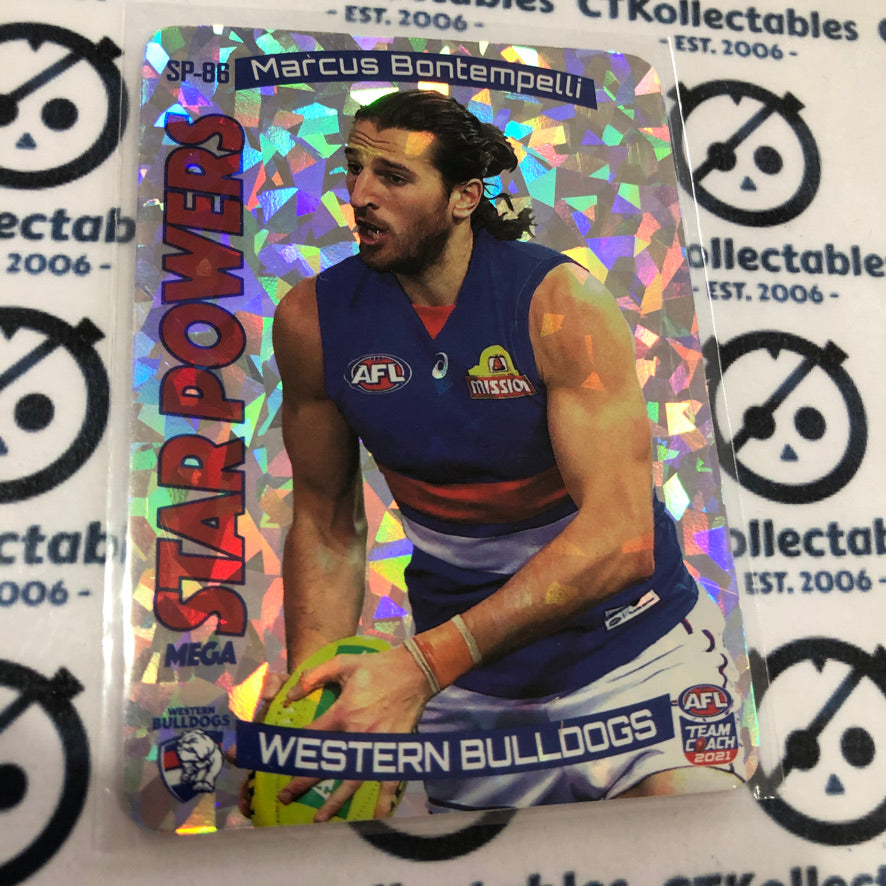 2021 AFL Teamcoach Star Power Silver - Marcus Bontempelli SP-86