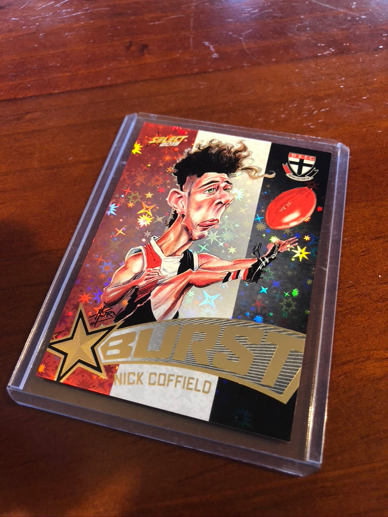 Nick Coffield Starburst Caricature SBTC58 2019 footy stars