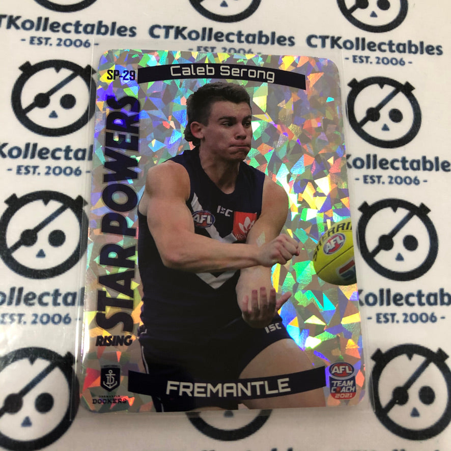 2021 AFL Teamcoach Star Powers Silver - Caleb Serong SP-29