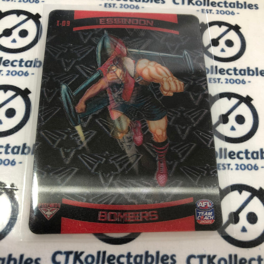 2021 AFL Teamcoach Club Card Essendon Bombers 3D Icons I-09