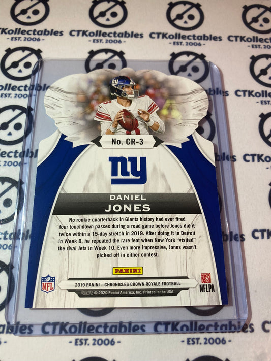 2019 NFL Panini Chronicles Crown Royale Daniel Jones RC #CR-3 Giants