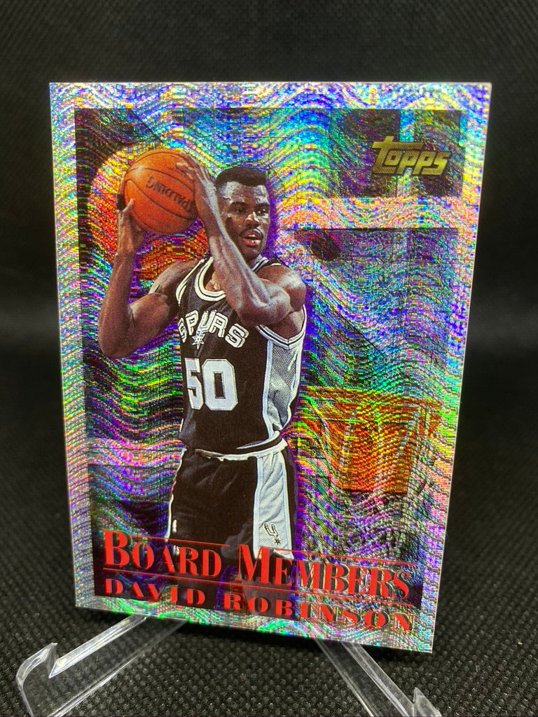 1996-97 Topps Board Members Silver Foil David Robinson Spurs