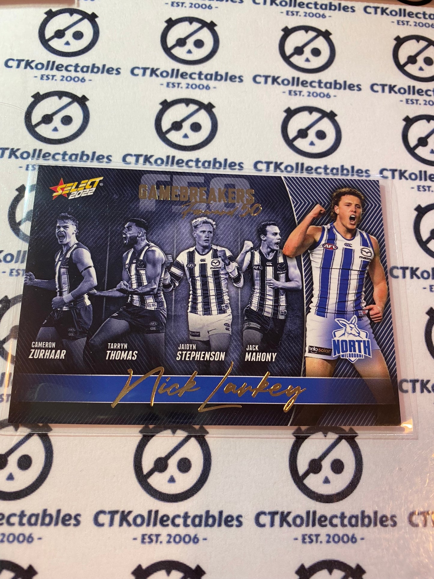 2022 AFL Footy Stars Gamebreakers Forward 50 - Nick Larkey GB56