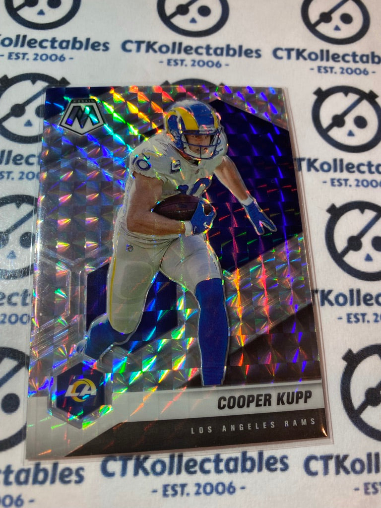 2021 Panini NFL Mosaic Cooper Kupp Silver Mosaic Prizm #118 Rams