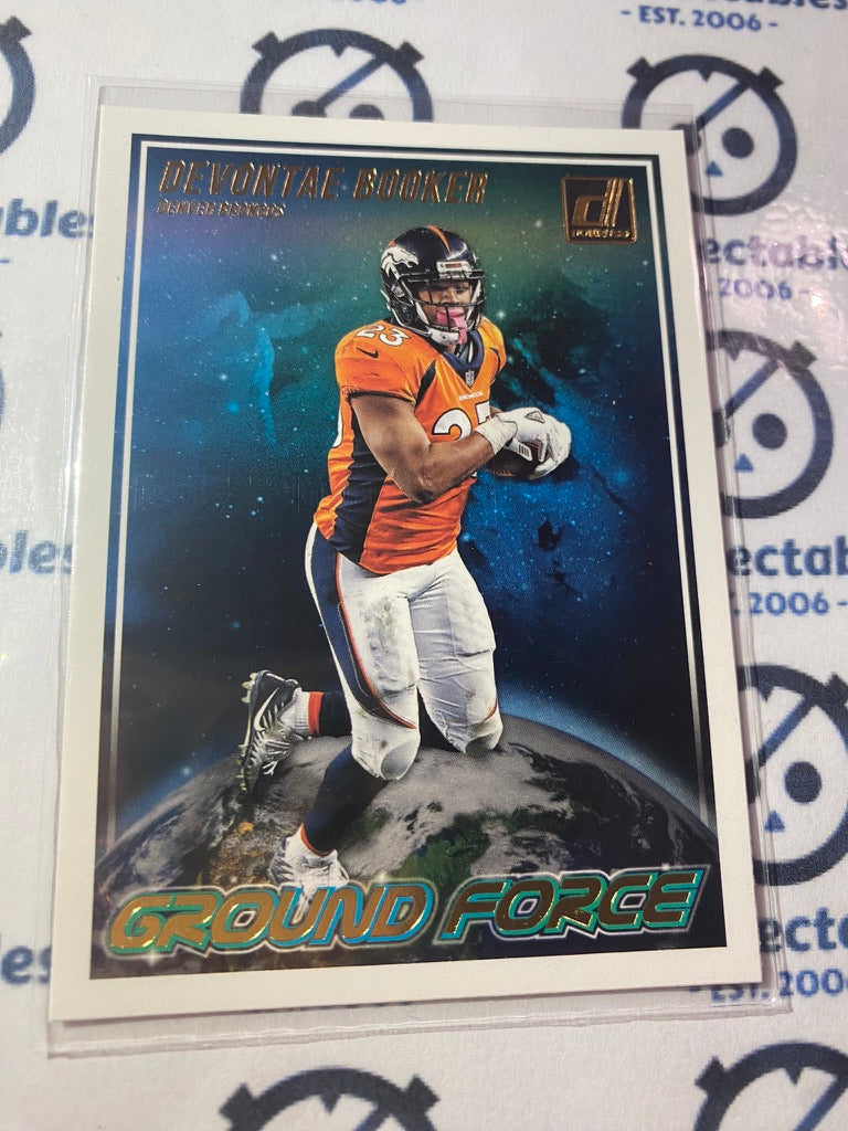 2018 Panini NFL Donruss Devonte booker Ground force #GF-10 Broncos