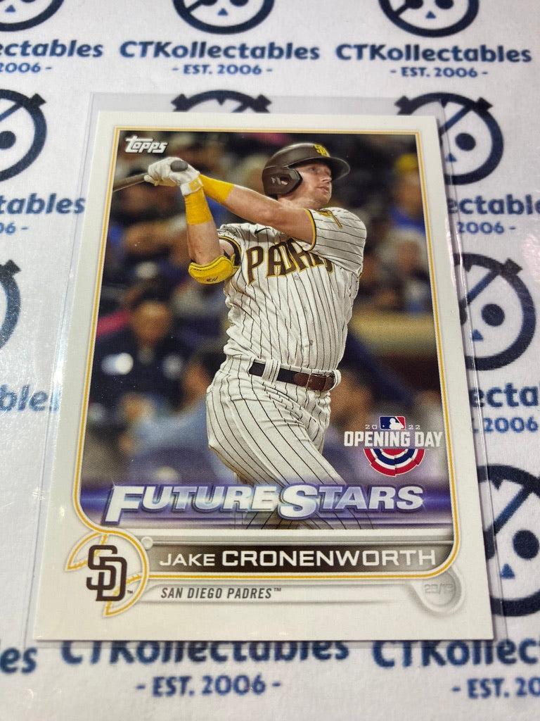 2022 Topps Opening Day Baseball Jake Cronenworth Future Stars #7 Padres