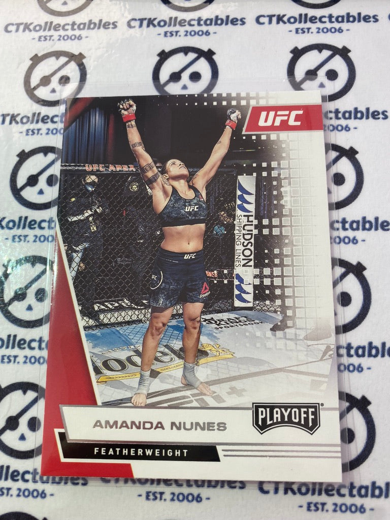 2021 UFC Panini Chronicles Playoff Amanda Nunes #64 Featherweight
