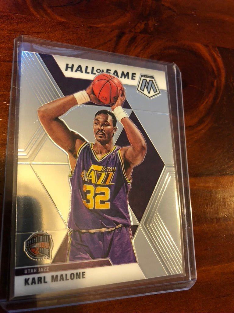 Karl Malone Hall of fame #284 2019-20 NBA Mosaic