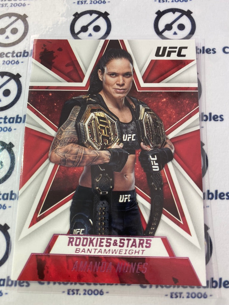 2021 UFC Panini Chronicles Rookies & Stars Amanda Nunes Pink #90 Bantamweight