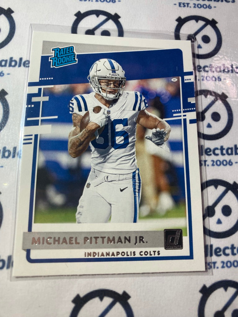 2020 Panini NFL Donruss Michael Pittman Jr. Rated Rookie #322 Colts