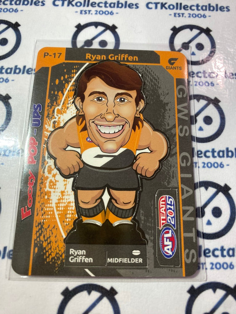 2015 AFL Teamcoach Pop-Ups #P-17 Ryan Griffen Giants