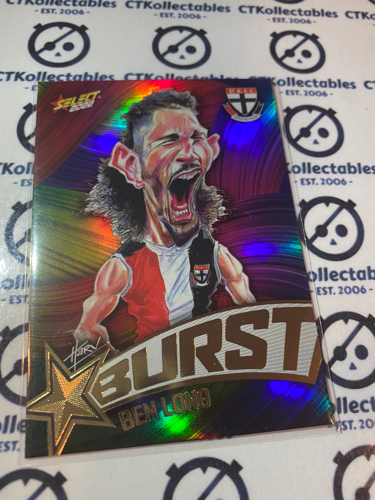 2022 AFL Footy Stars Starburst Paint - Ben Long SBP60