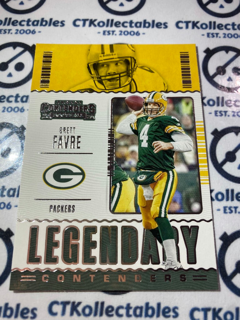 2020 NFL Panini Contenders Brett Favre Legendary #LC-BFA Packers