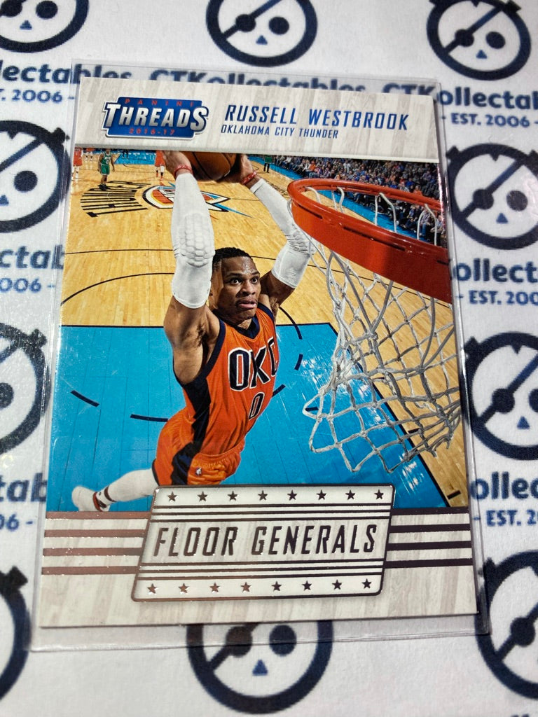 2016-17 Panini NBA Threads Russell Westbrook Floor Generals #11 OKC