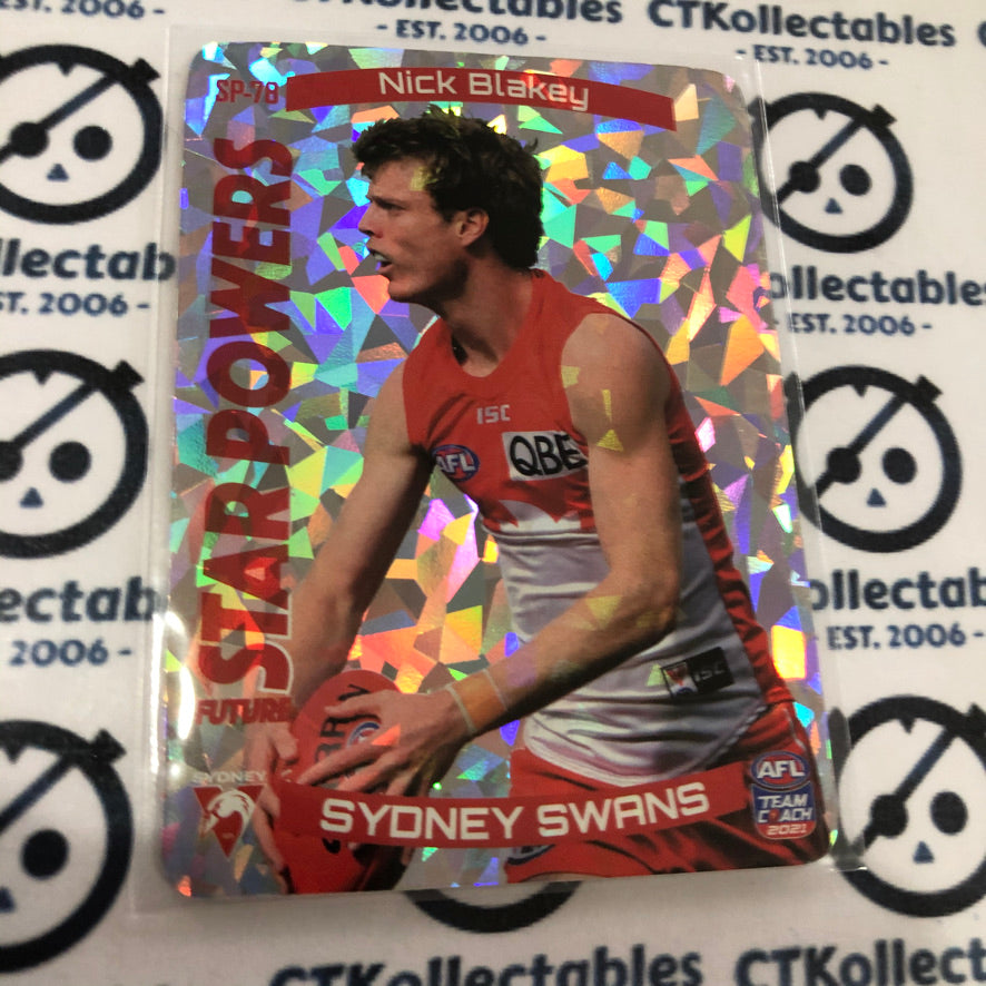 2021 AFL Teamcoach Star Power Silver - Nick Blakey SP-78