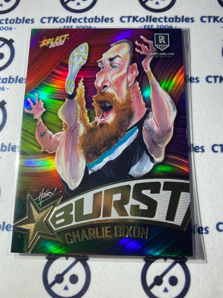 2022 AFL Footy Stars Starburst Paint - Charlie Dixson SBP50