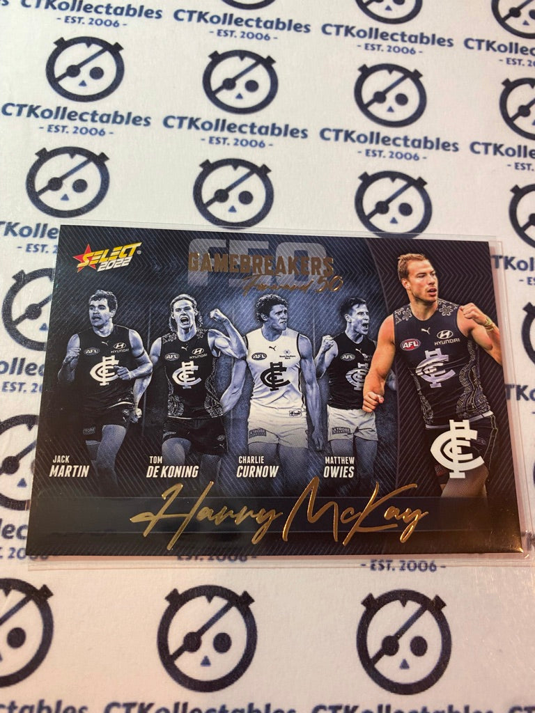 2022 AFL Footy Stars Gamebreakers Forward 50 - Harry Mckay GB14