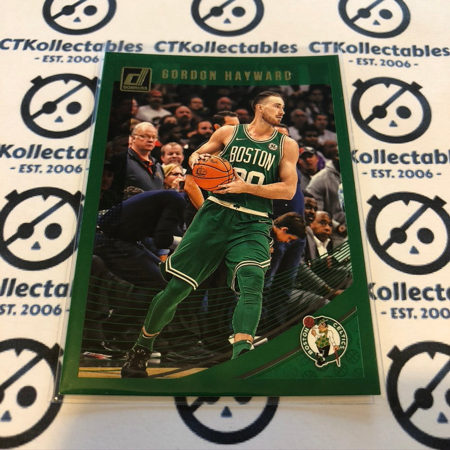 Gordon Hayward Green #86 2018-19 PANINI Donruss
