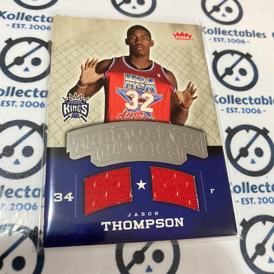 2008-09 Fleer Jason thompson Throwback Classics jersey