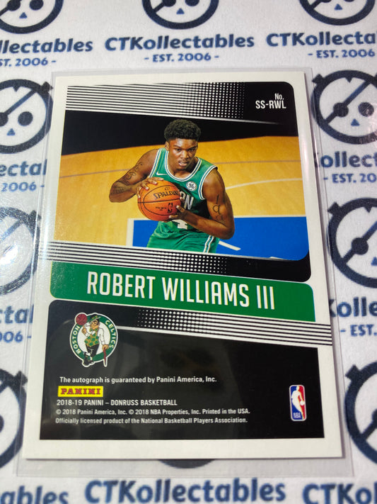 2018-19 NBA Panini Donruss RC Robert Williams Significant Signatures Celitcs