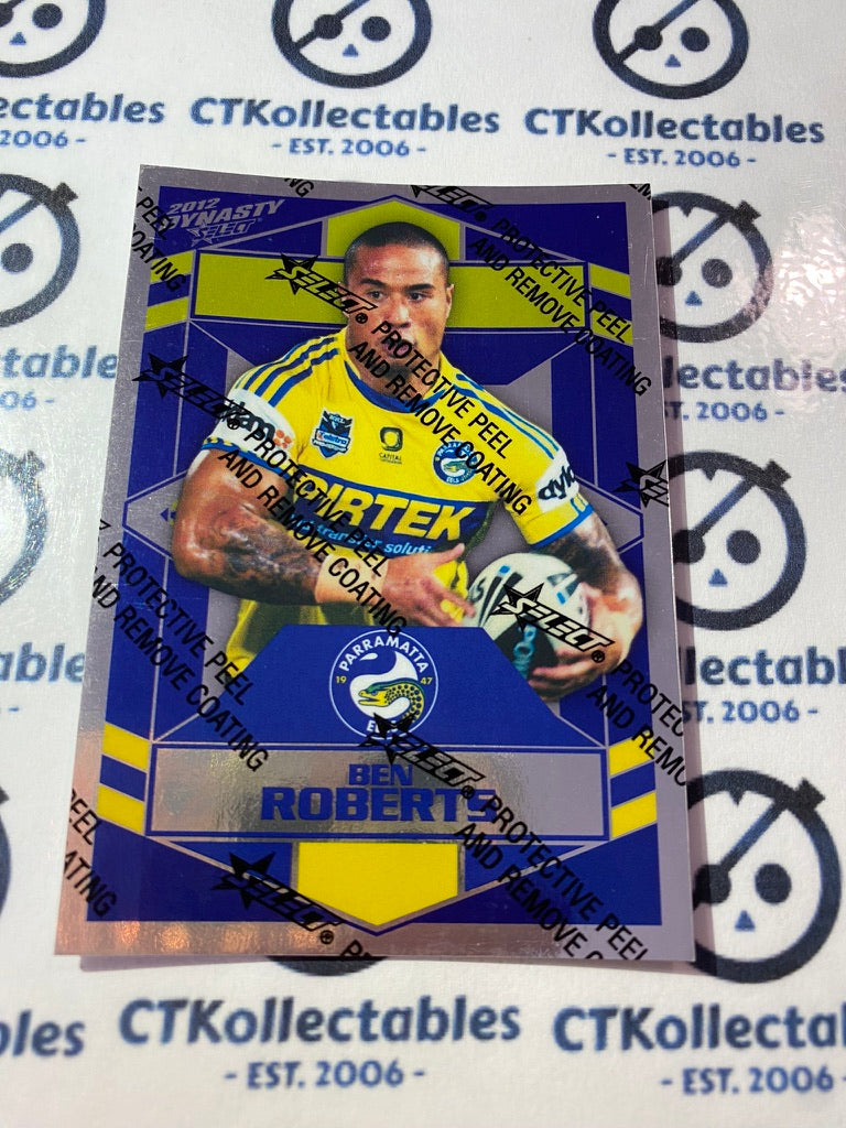 2012 NRL Select Dynasty Silver Parallel #SP122 Ben Roberts Eels