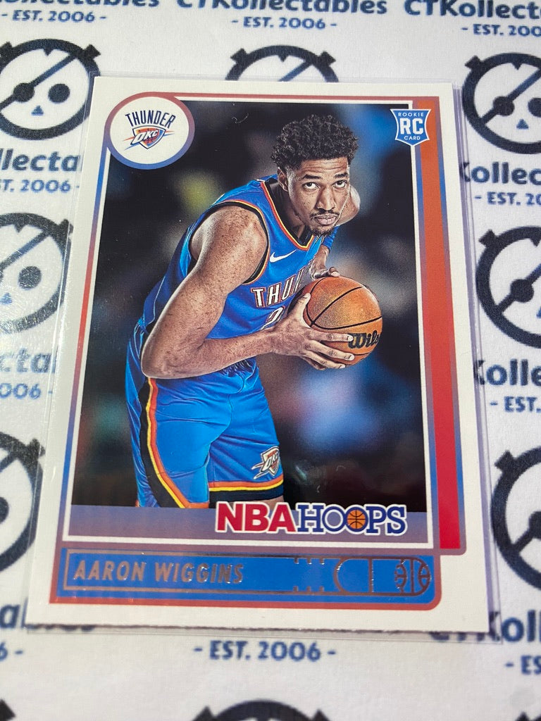 2021-22 Panini NBA HOOPS Aaron Wiggins Rookie RC #247 OKC