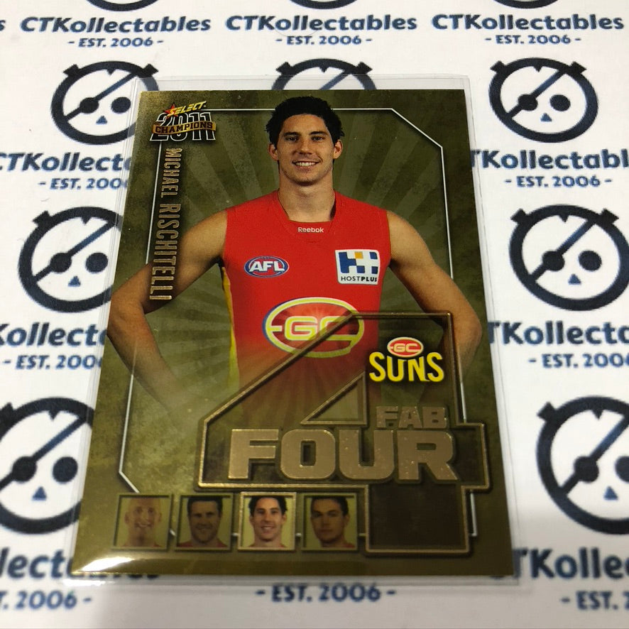 2011 AFL Champions Michael Rischitelli Fab Four FFG31