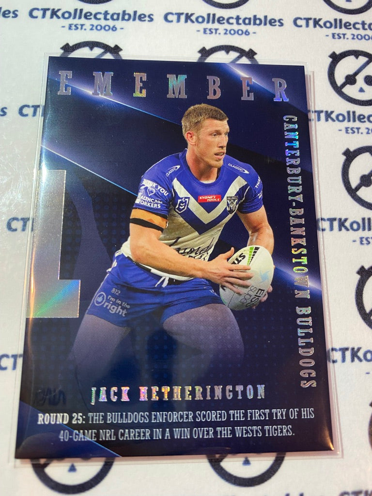 2022 TLA NRL Traders Season To Remember Jack Hetherington SR9/48