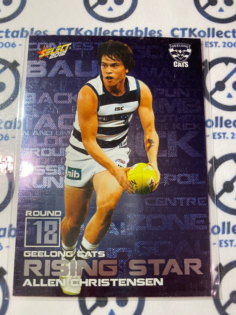 2012 AFL Champions Allen Christensen Rising Star RS18 Cats