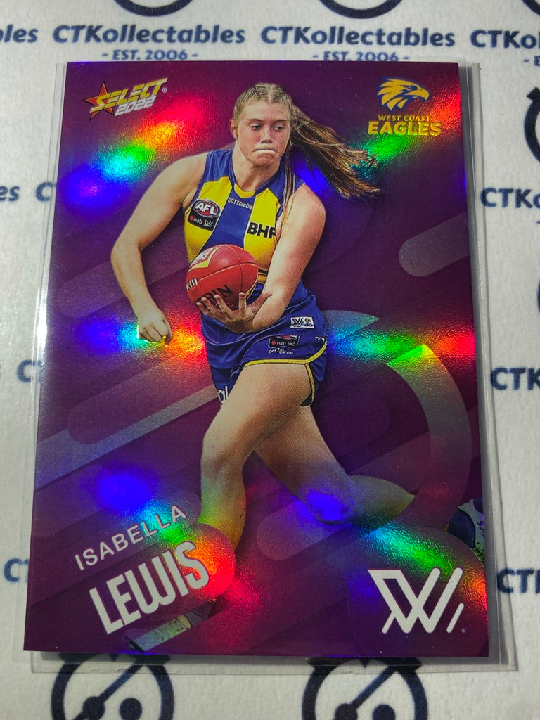 2022 AFL Footy Stars Purple Parallel - Isabella Lewis PP218 AFLW