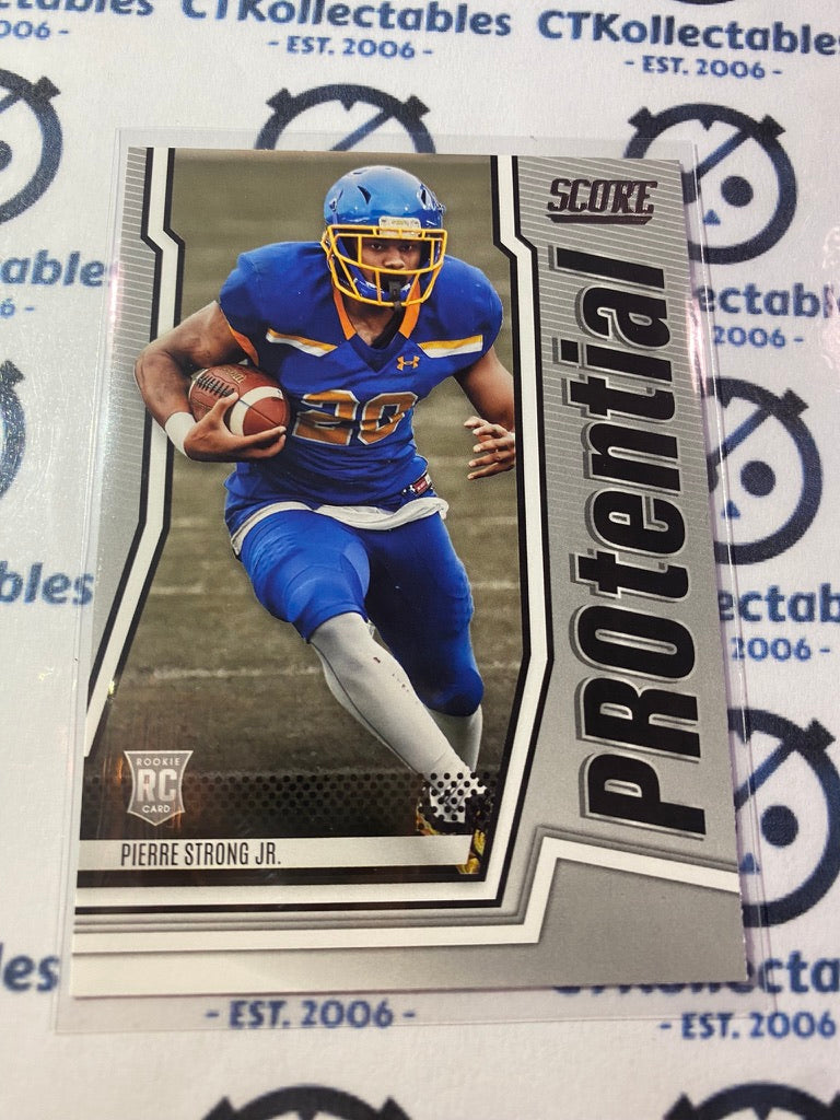 2022 NFL Panini Score Pierre Strong Jr. Potential P-PS Patriots