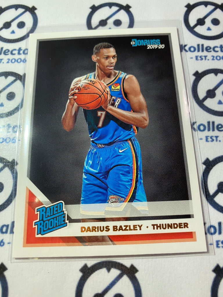 2019-20 NBA Panini Donruss Rated Rookie Darius Bazley #250 Thunder