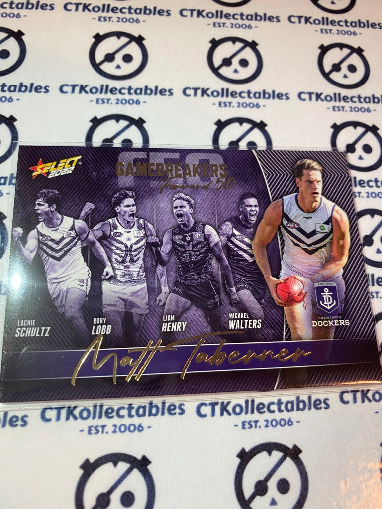 2022 AFL Footy Stars Gamebreakers Forward 50 - Matt Taberner GB29