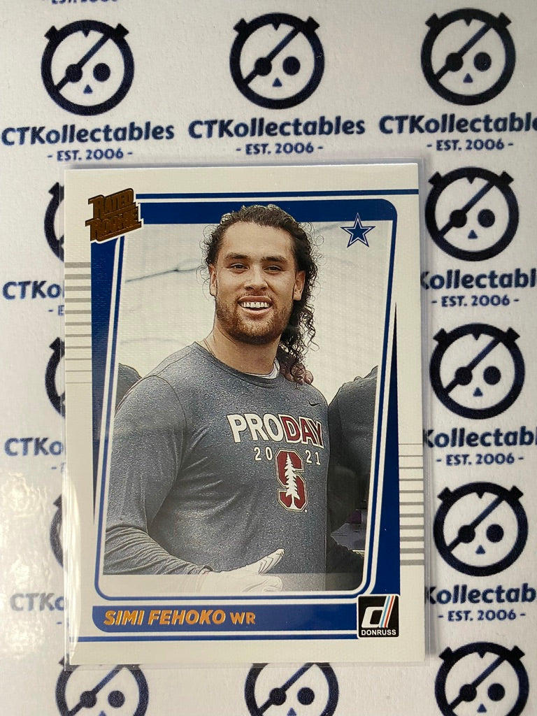 2021 NFL Donruss Portrait Rated Rookie Semi Foehoko #292 Cowboys