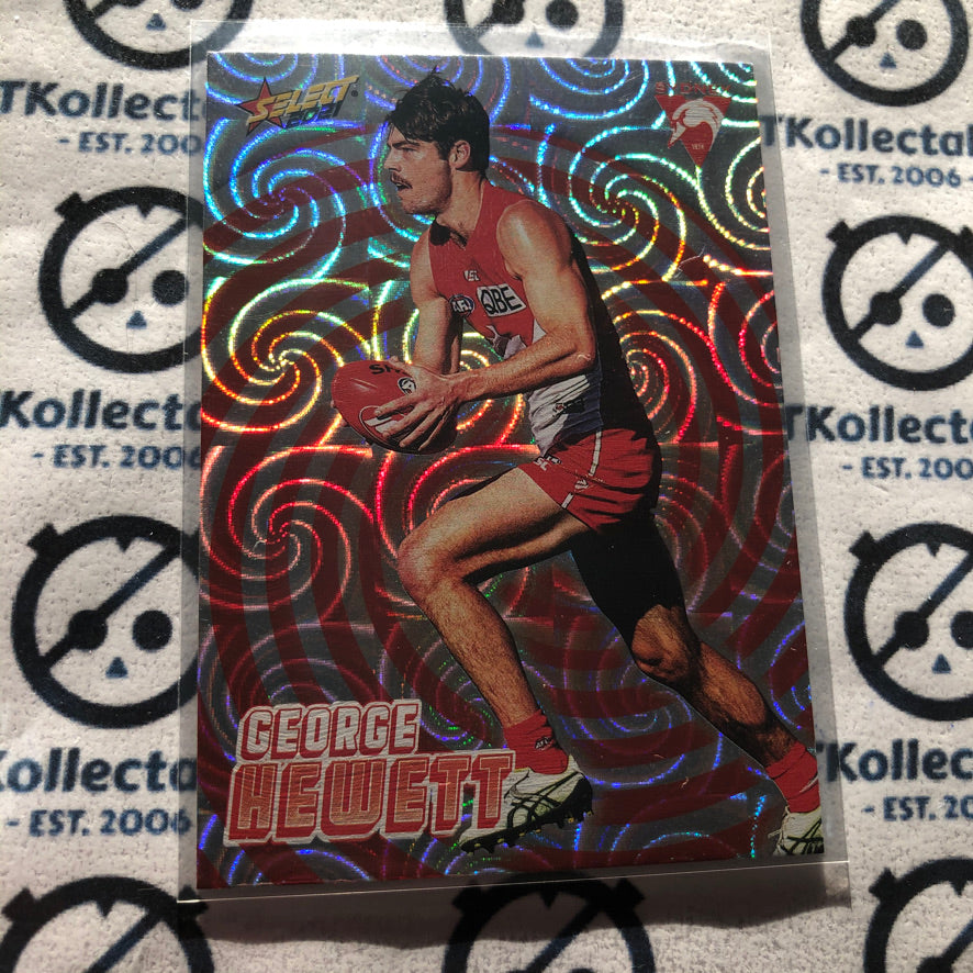2021 AFL Footy Stars Holographic Foil George Hewett HF125