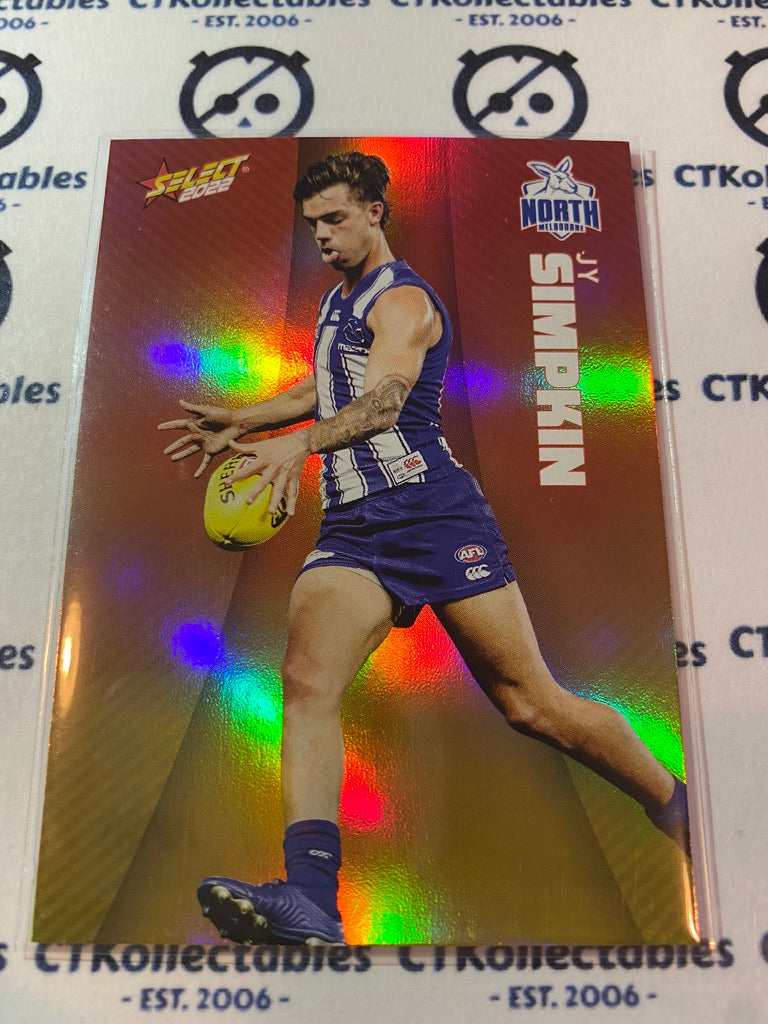 2022 AFL Footy Stars Sunset Parallel - Jy Simpkin PS117