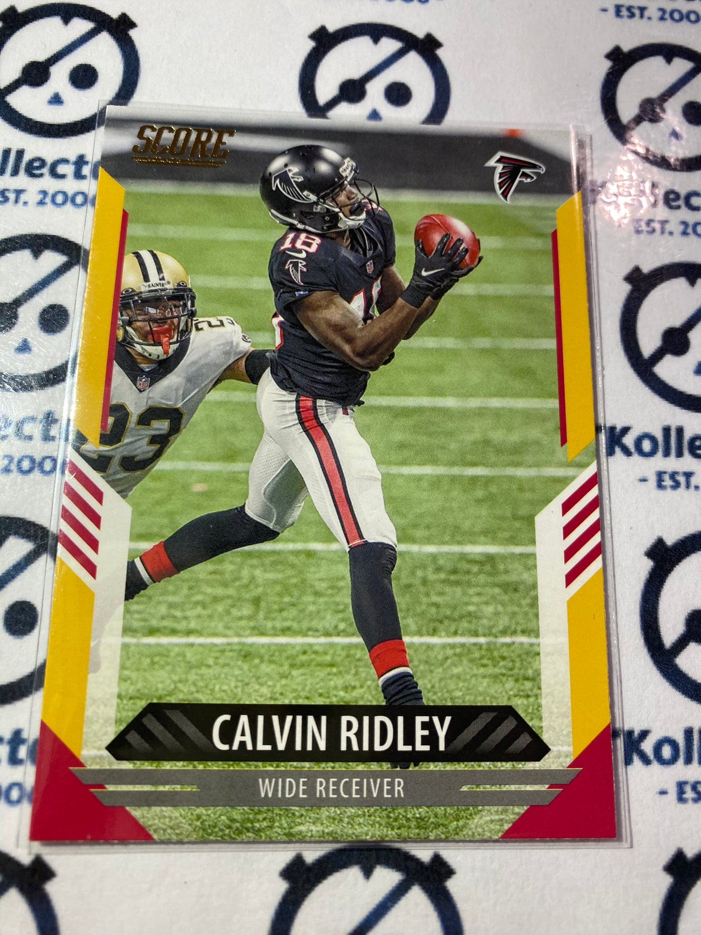 2021 NFL Score Gold Parallel Calvin Ridley Base #191 Falcons