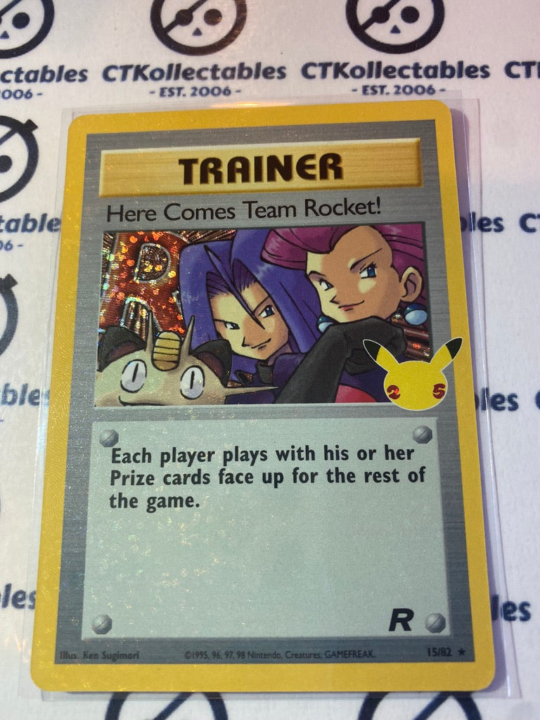 Here Comes Team Rocket! 15/82 Pokemon Celebrations 25th Anniversary