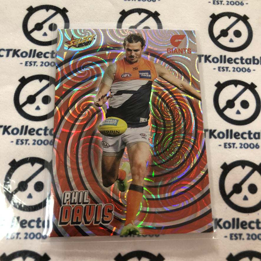 2021 AFL Footy Stars Holographic Foil Phil Davis HF59