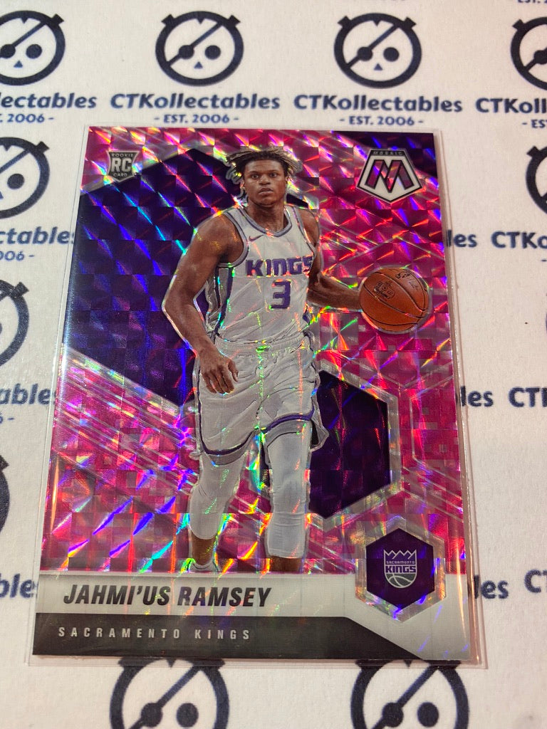 2020-21 NBA Mosaic Pink Prizm Jahmi'us Ramsey RC #239 Kings