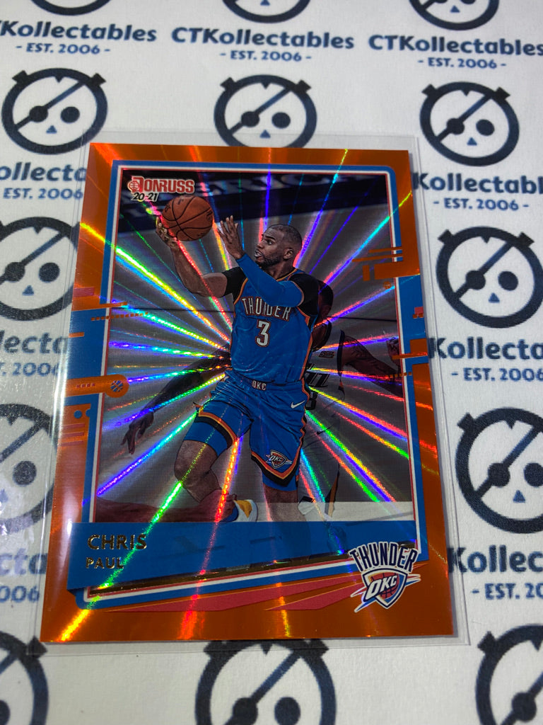 2020-21 NBA Donruss Orange Lazer Chris Paul #22 Thunder
