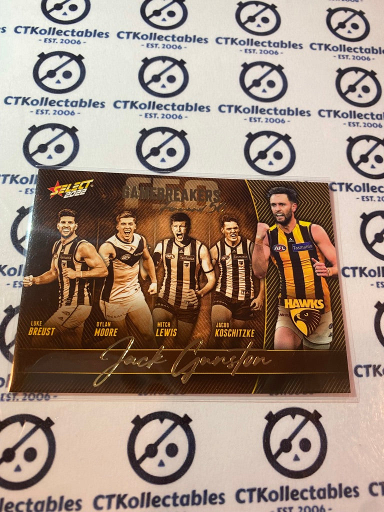 2022 AFL Footy Stars Gamebreakers Forward 50 - Jack Gunston GB47