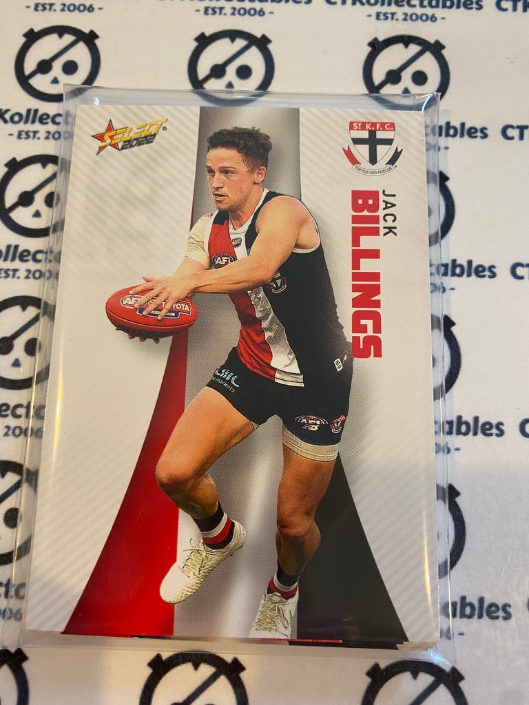 2022 AFL Footy Stars St.Kilda Saints 10 Card team Set