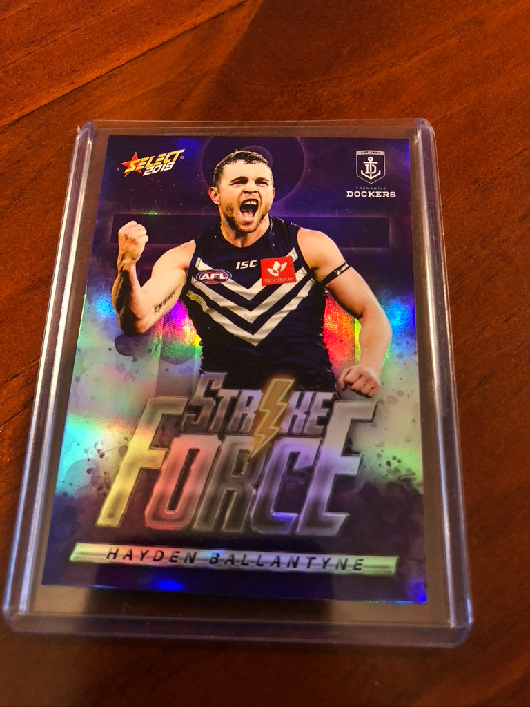 2019 AFL footy stars Hayden Ballantyne SF16 Strike Force