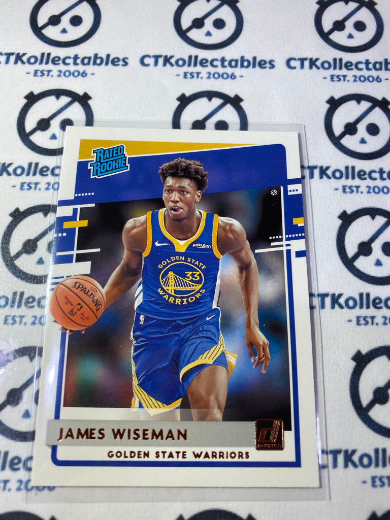 2020-21 NBA Donruss Rated Rookie James Wiseman #226 Warriors
