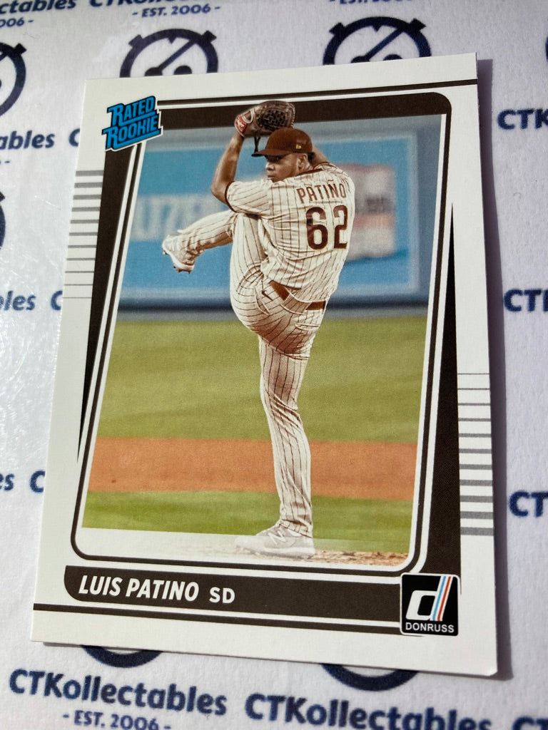 2021 Panini Donruss Baseball Luis Patino Rated Rookie #55 San Diego