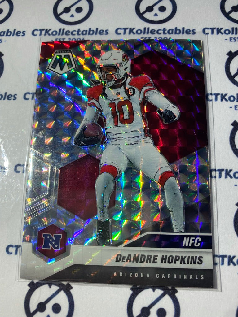 2021 Panini NFL Mosaic DeAndre Hopkins NFC Silver Mosaic Prizm #218 Cardinals