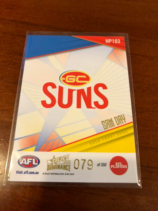 2019 Select Afl Dominance Sam Day #079/350 Holo-foil Parallel